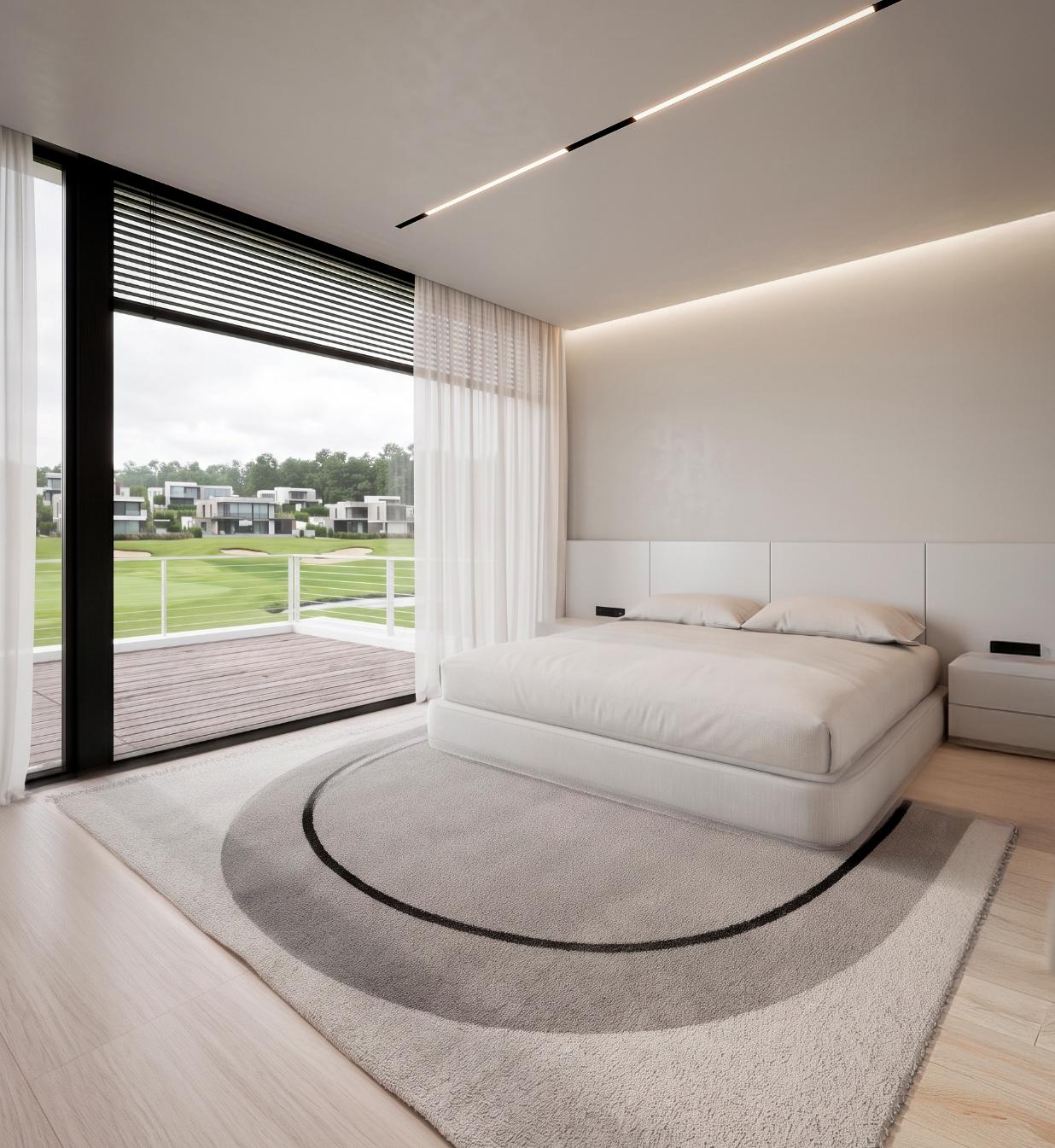 Dormitorio con vista a golf, Casa Golf